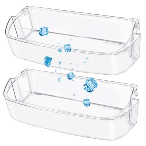 2 Pack UPGRADED W10710203 Refrigerator Door Bin Shelf Replacement Parts for Whirlpool Kenmore Maytag Refrigerator Right Side Bin Replaces WPW10710203 W10451871 3436767