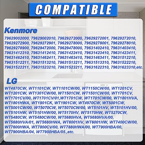 AGZ72909711 Agitator Plate With 5006EA3009B Washer Pulsator Cap, Washplate Pulsator Assembly Compatible with Kenmore, LG Washer, Replaces AP6800730, AGZ72909702, AGZ72909713, AGZ72909703 - Image 8