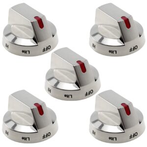DG64-00473A Gas Stove Control Knob Replacement for Samsung Oven Range, 5Pcs