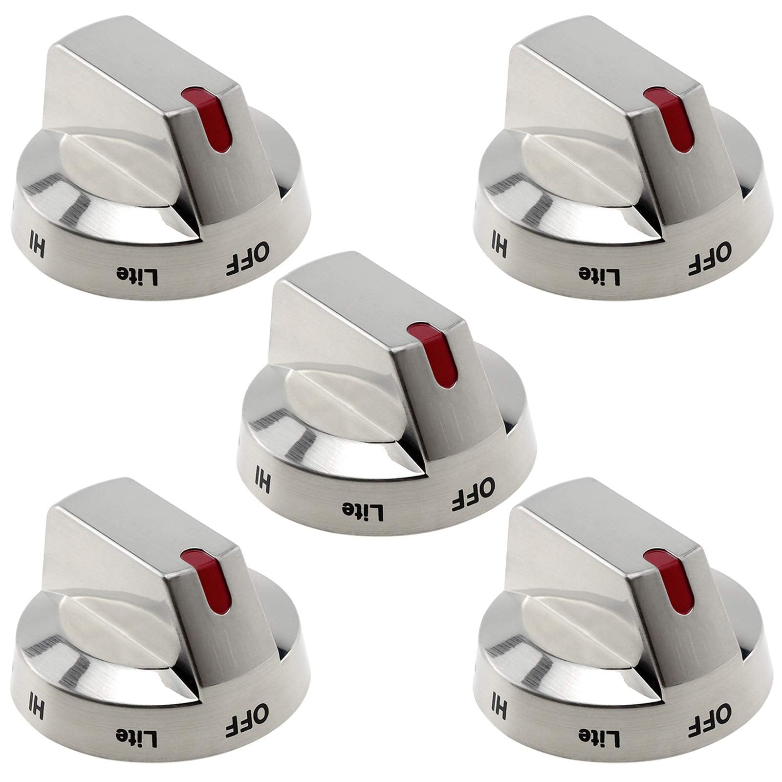 DG64-00473A Gas Stove Control Knob Replacement for Samsung Oven Range, 5Pcs