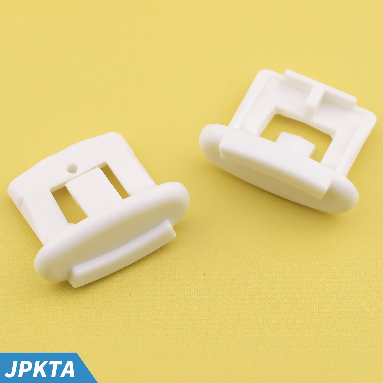 2 Pack WD12X10304 Dishwasher Upper Rack Slide End Cap Stop Clip Replacement Part by JPKTA Compatible with GE Hotpoint Kenmore Dishwashers Top Rack Repalces AP4484666 WD30X97 1556527 WD12X0344
