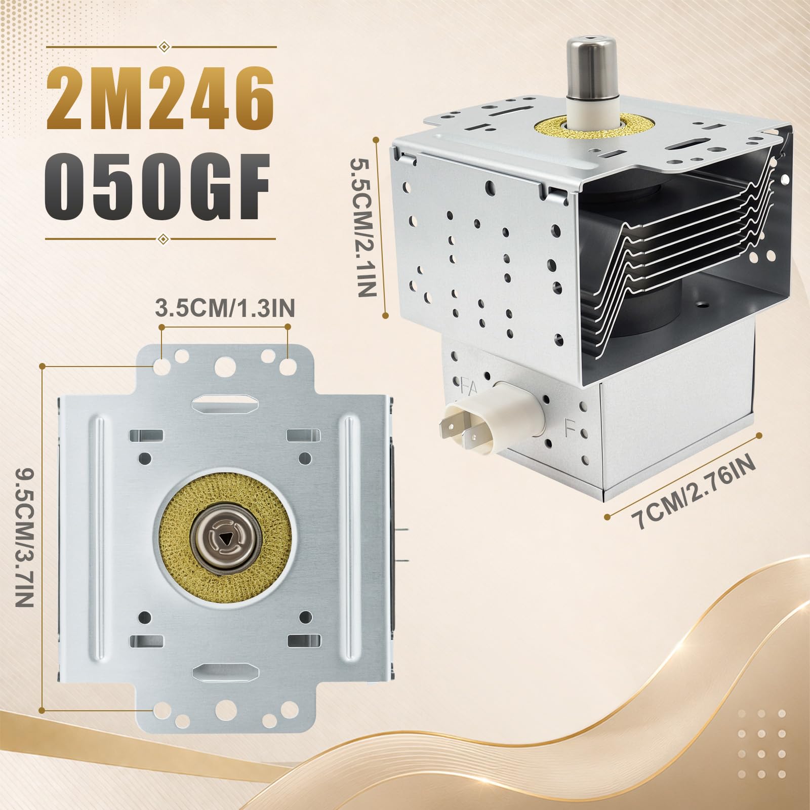 2M246 050GF 6324W1A001L Microwave Magnetron Compatible with LG - Image 3