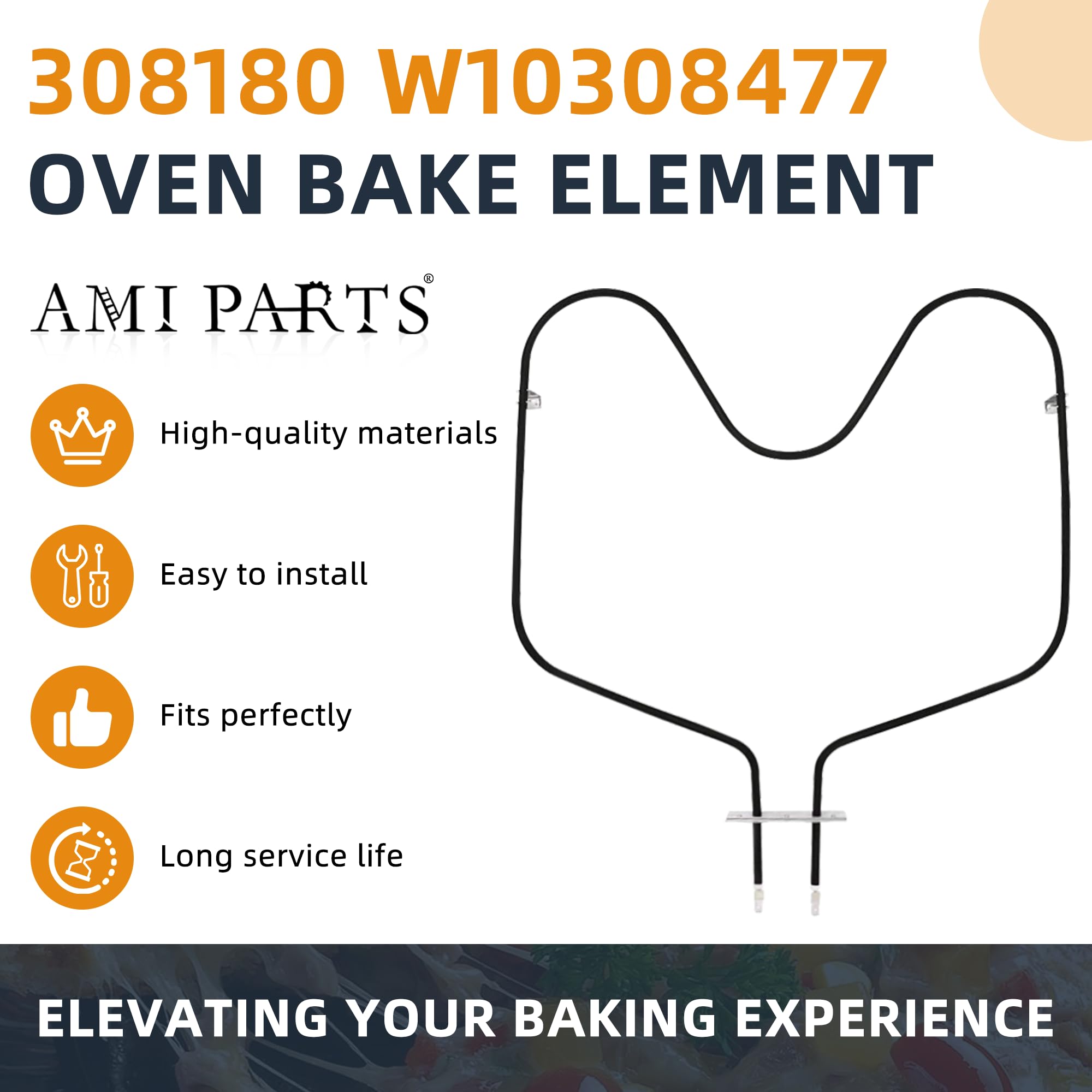 Upgraded WP308180 W10308477 Oven Bake Element Fit for Whirl-Pool - Image 7