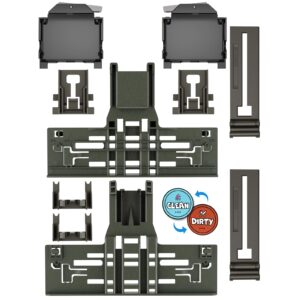WPW10546503 Dishwasher Upper Rack &W10195372 W10195373 Adjuster Housing