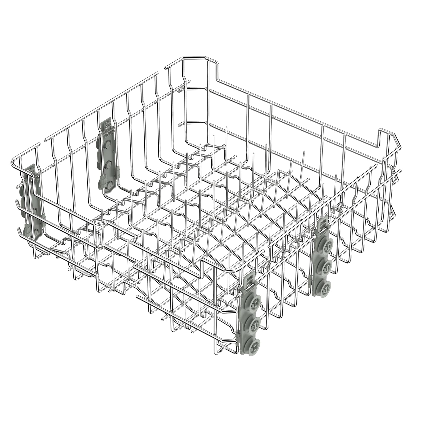 Upgraded 304 Stainless Steel WD28X35779 WD28X30219 Dishwasher Upper Rack Replacement for GE Dishwasher Rack Parts Hotpoint Models ADT521PGF0BS ADT521PGF0WS with WD12X22801 Wheels - Image 8