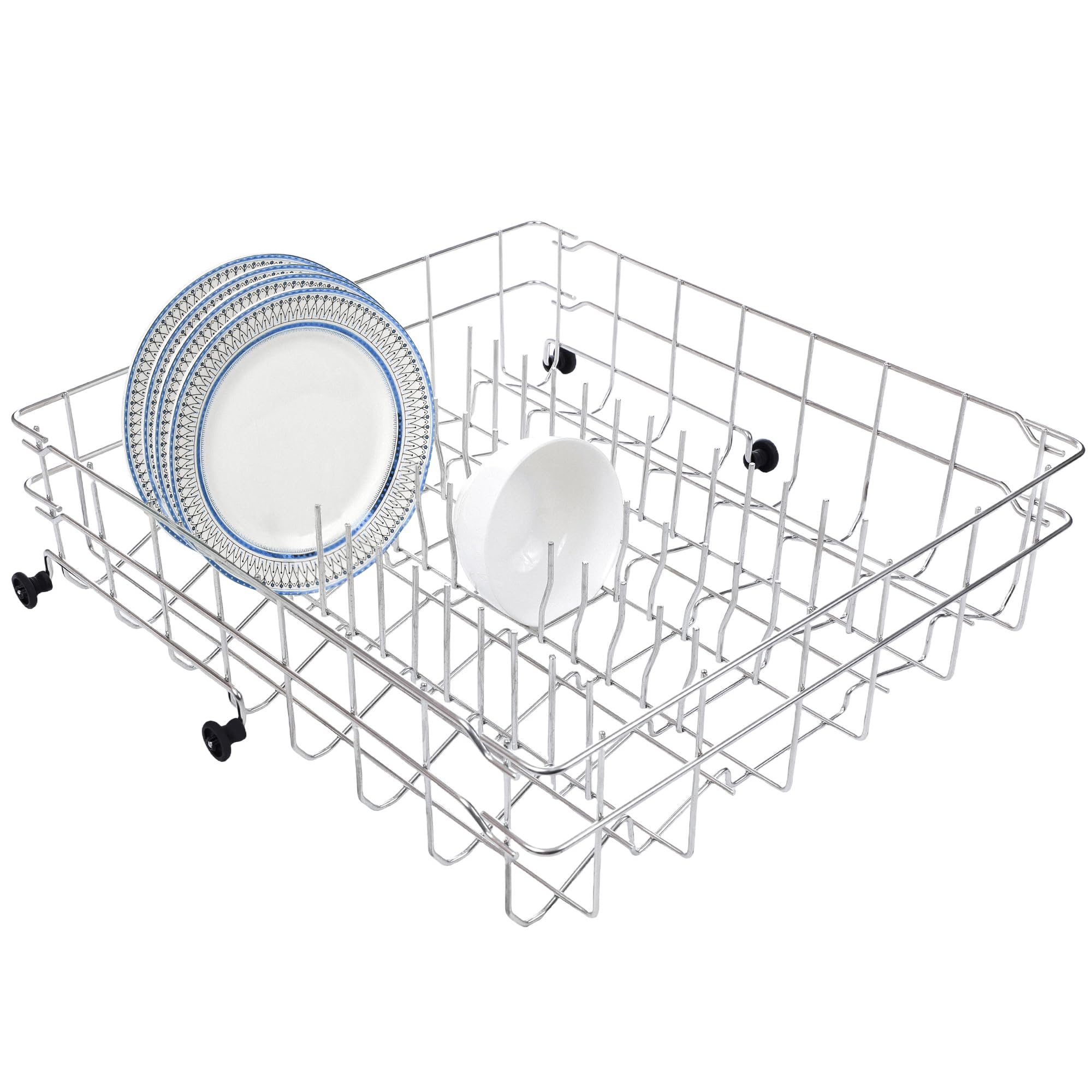 5304535380 Dishwasher Upper Dishrack Replacement, Compatible With Kenmore Crosley Frigidaire Models, Durable Dishwasher Upper Rack, 154331502 5304498202 5304498220 5304517202 5304517201 AP7215765 - Image 7
