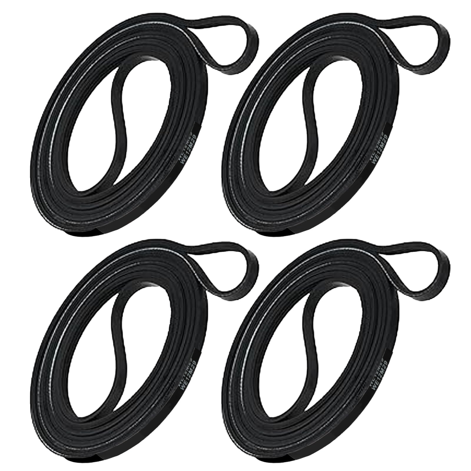 4 Packs WE12M29 Dryer Belt Compatible with GE Dryer - Image 4