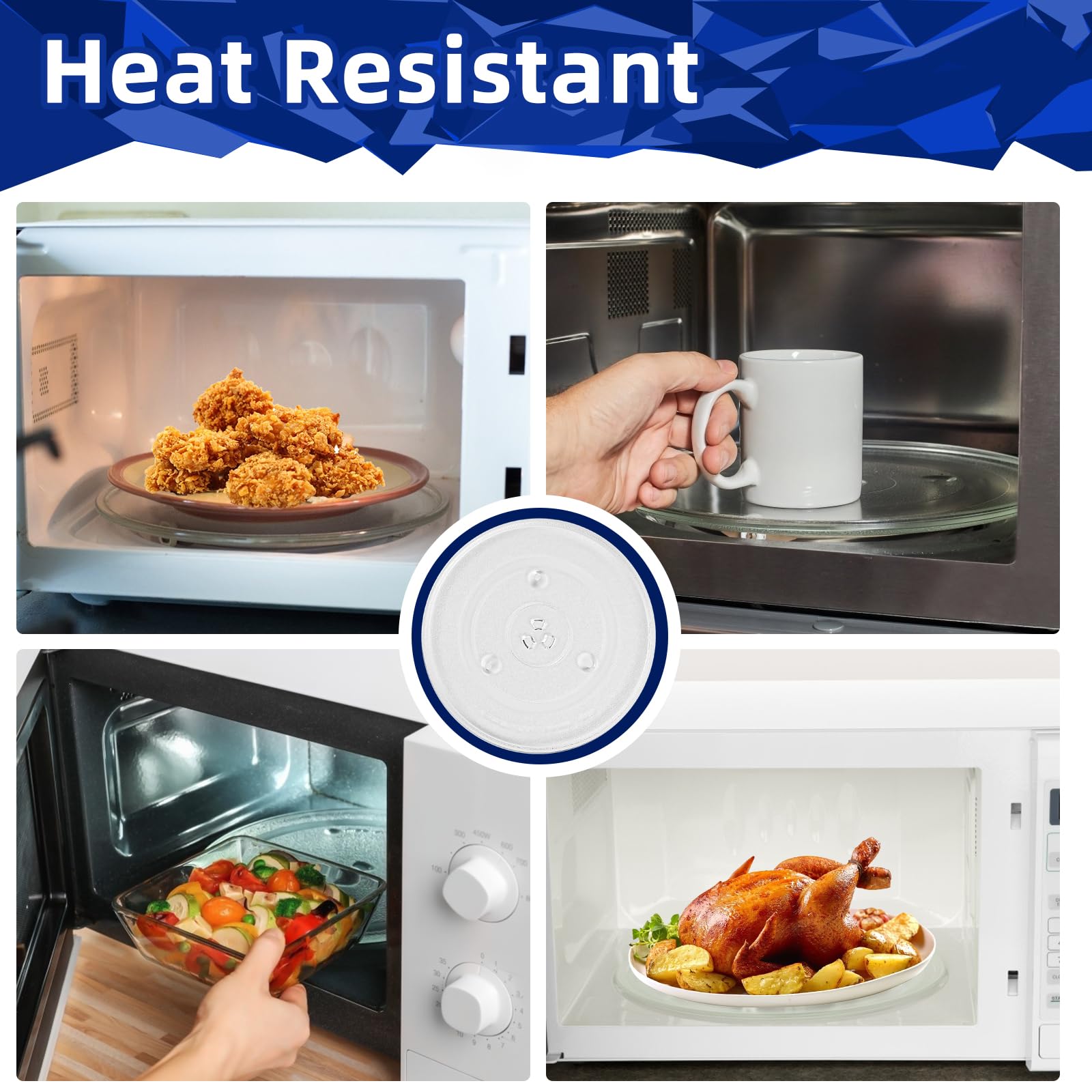 12” Whirlpool Microwave Glass Plate W11367904 Compatible with 12” KitchenAid microwave plate W11291538 Microwave Parts for Over the Range Microwave WML55011HS07 WMH31017HZ08 UMV1160CB3 - Image 5