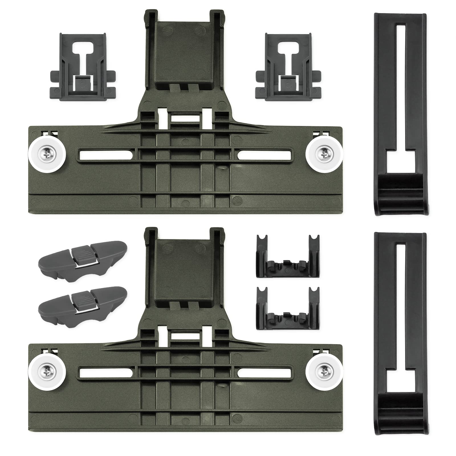 W10350375 Top Rack Adjuster Kit Replacement for Whirlpool Dishwasher - Image 4
