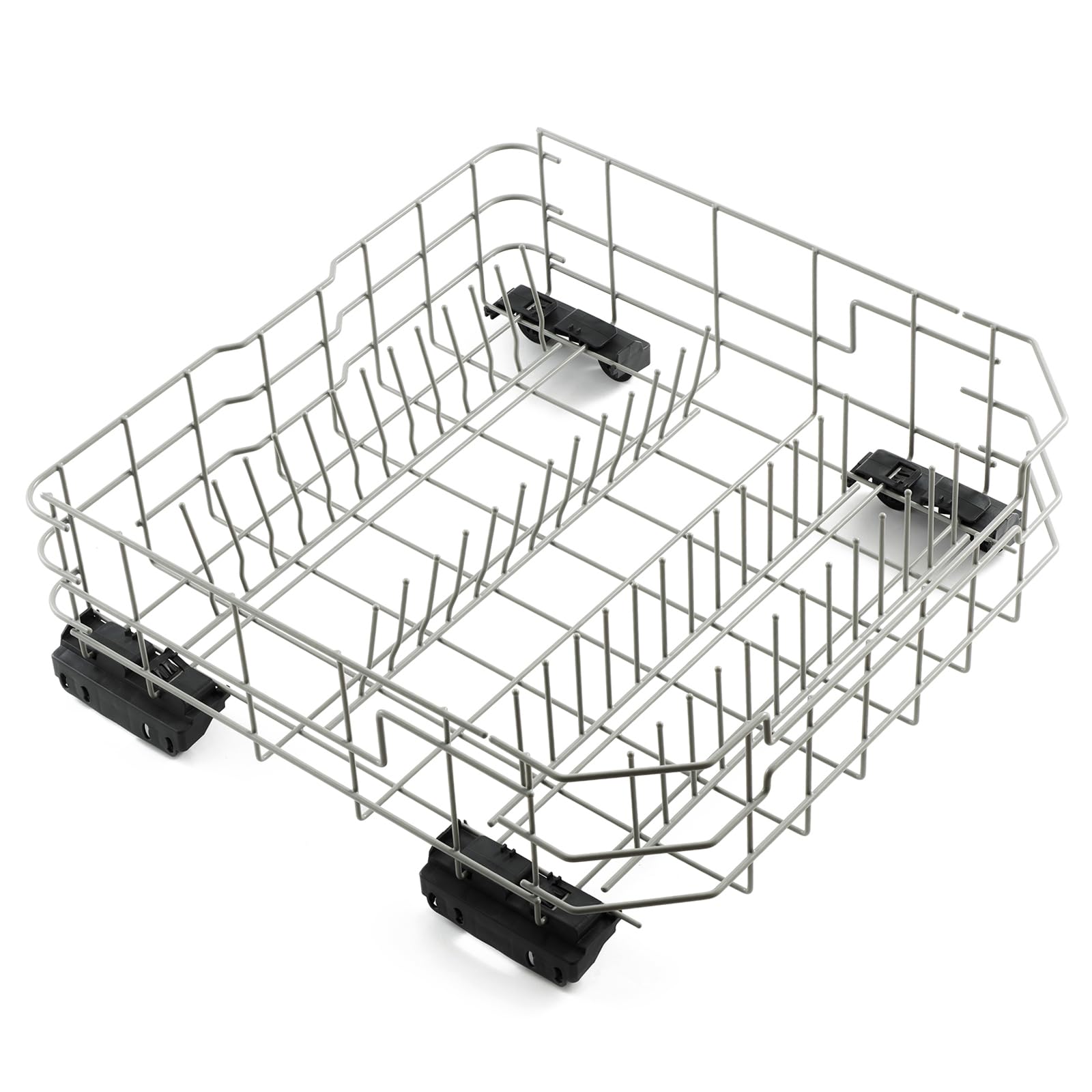 Allstare WD28X26099 WD28X34744 Dishwasher Rack Replacement for GE Dishwasher Parts Lower Dishrack WD28X24396 GDF510PSR3SS GDF510PSM0SS GDF535PSR0SS GE Dishwasher Bottom Rack Wheels Drawer Tray - Image 6