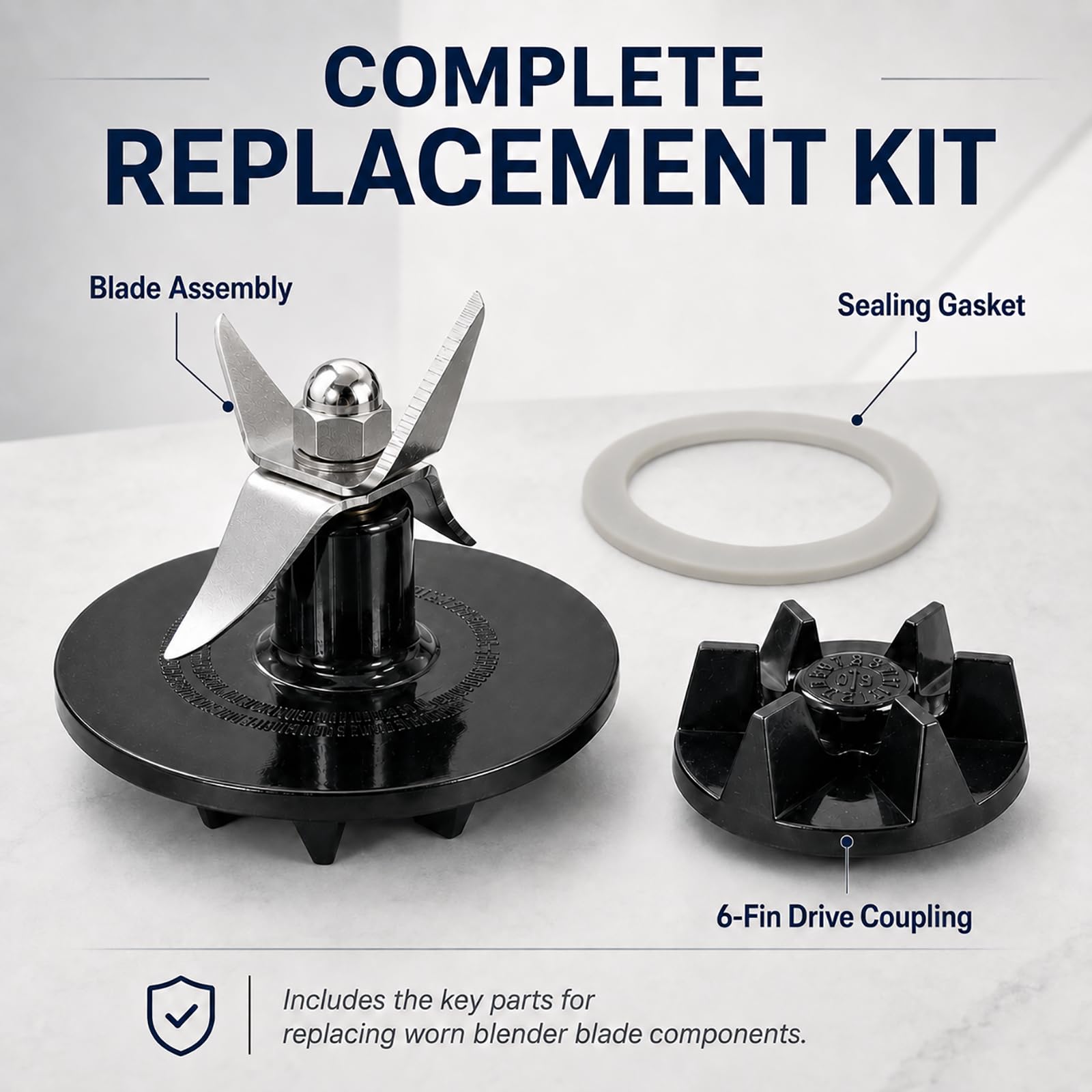 SPB-456-2B Blender Blade Assembly Compatible with Cuisinartt Blender Parts - Image 4