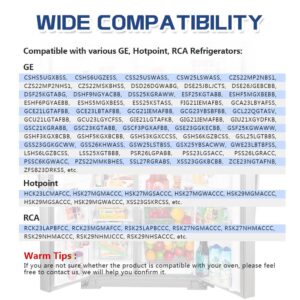 [Upgraded] WR71X10761 Fridge Shelf Trim (Clear) for GE Refrigerators, Door Shelf Insert Module Replacement Part, Replaces WR71X10289, AP4327432