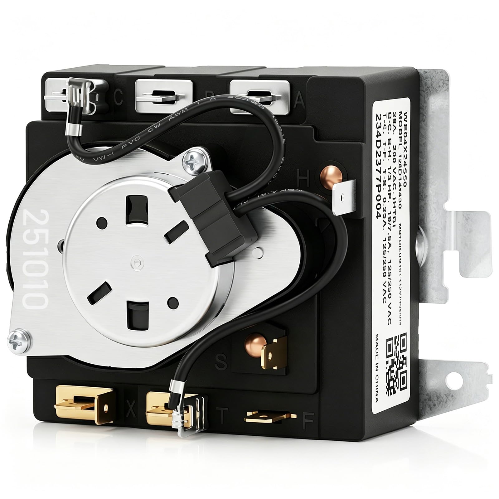 WE04X24550 234D2377P004 Dryer Timer Replacement for GE Dryer Parts Fit for GE GTD42EASJ2WW GTD42GASJ2WW GTX42EASJ2WW GTD42GASJ3WW GTD42EASJ1WW GTD48GASW0WB GTD42EASJ0WW GTD42EASJ3WW GTX42GASJ0WW