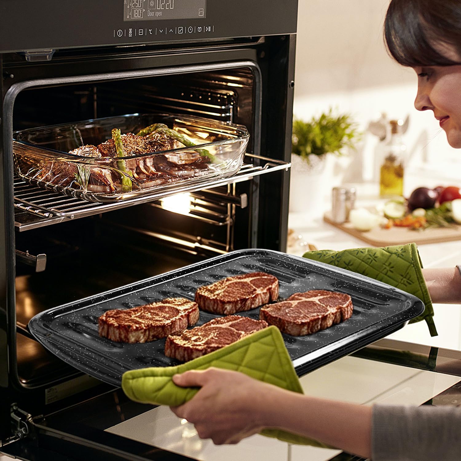 RIDGEPOLE 16.75" Broiler Pan for Oven Nonstick - Image 3
