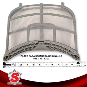 LG ADQ73373201 Genuine OEM Lint Filter Assembly for LG Gas or Electric Dryers, Gray