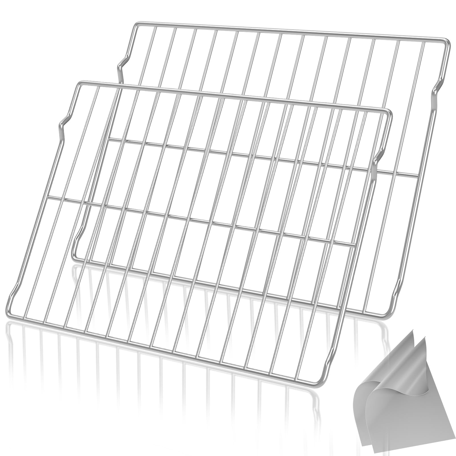 UPGRADED W10256908 Oven Rack For Whirlpool Oven Racks Replacements Range Stove Rack for Amana Kitchenaid Maytag Oven Racks Parts W11520287 W10268578 W10179196 Replacement Oven Racks 24" x 15.75" - Image 7