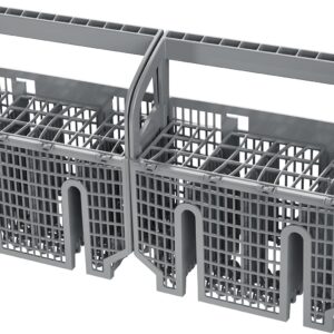 Bosch 00675794 Genuine OEM Dishwasher Silverware Basket, Gray, Replacement Cutlery Basket