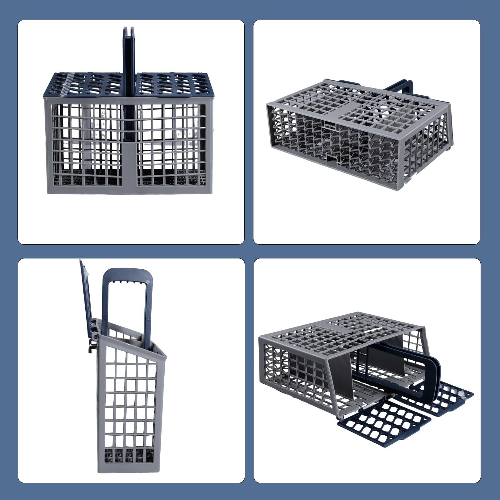 Dishwasher Cutlery Basket (9 x 3 x 10.3 inches) Fit For samsung DD82-01112A / DD94-01013A / DD97-00250A Silverware Utensil Basket - Competible With Samsung, whirlpo-l, Bosch etc. Parts DD82-01384A - Image 3