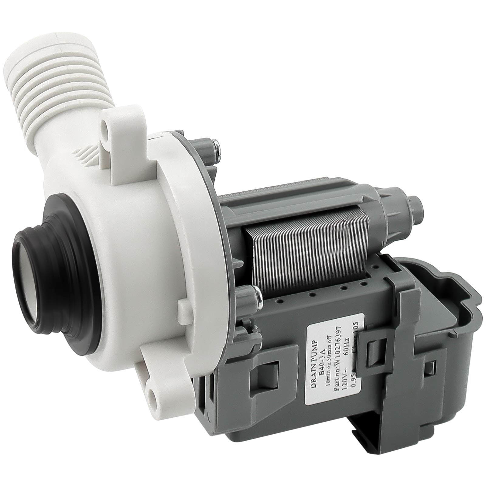 2026 UPGRADE W10276397 Washer Drain Pump by Blutoget -FIT for Whirlpool kenmore May.tag Washer- B40-3A drain pump Replacement for LP397 1874334 AP6018417 PS11751719 EAP11751719-10 Years WARRANTY - Image 5