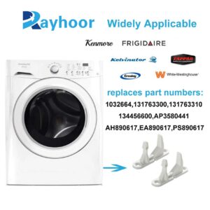 4 Pack 131763310 Washer Door Striker Replacement for Frigidaire Kenmore Washing Machine, Replaces AP3580441 1032664 131763300 Rayhoor