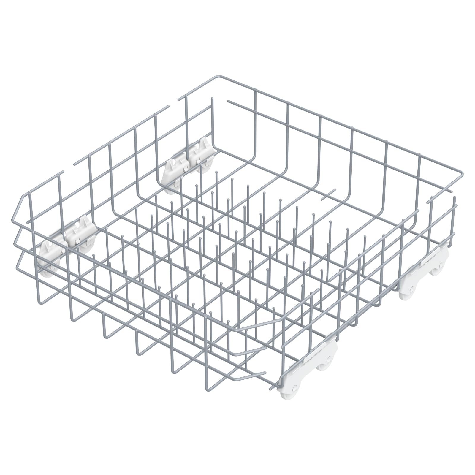 UPGRADED W10728159 W10525646 Dishwasher Lower Rack Replacement Compatible with Whirlpool Dishwasher Rack, Replace W10315890 W10078180 Kitchenaid Kenmore Elite Dishwasher Bottom Rack & WP3376961 wheels - Image 5