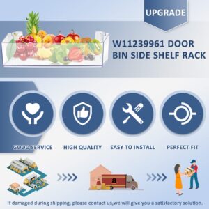 W11239961 W10900538 Door Shelf Bin Replacement Compatible for Whir.lpool