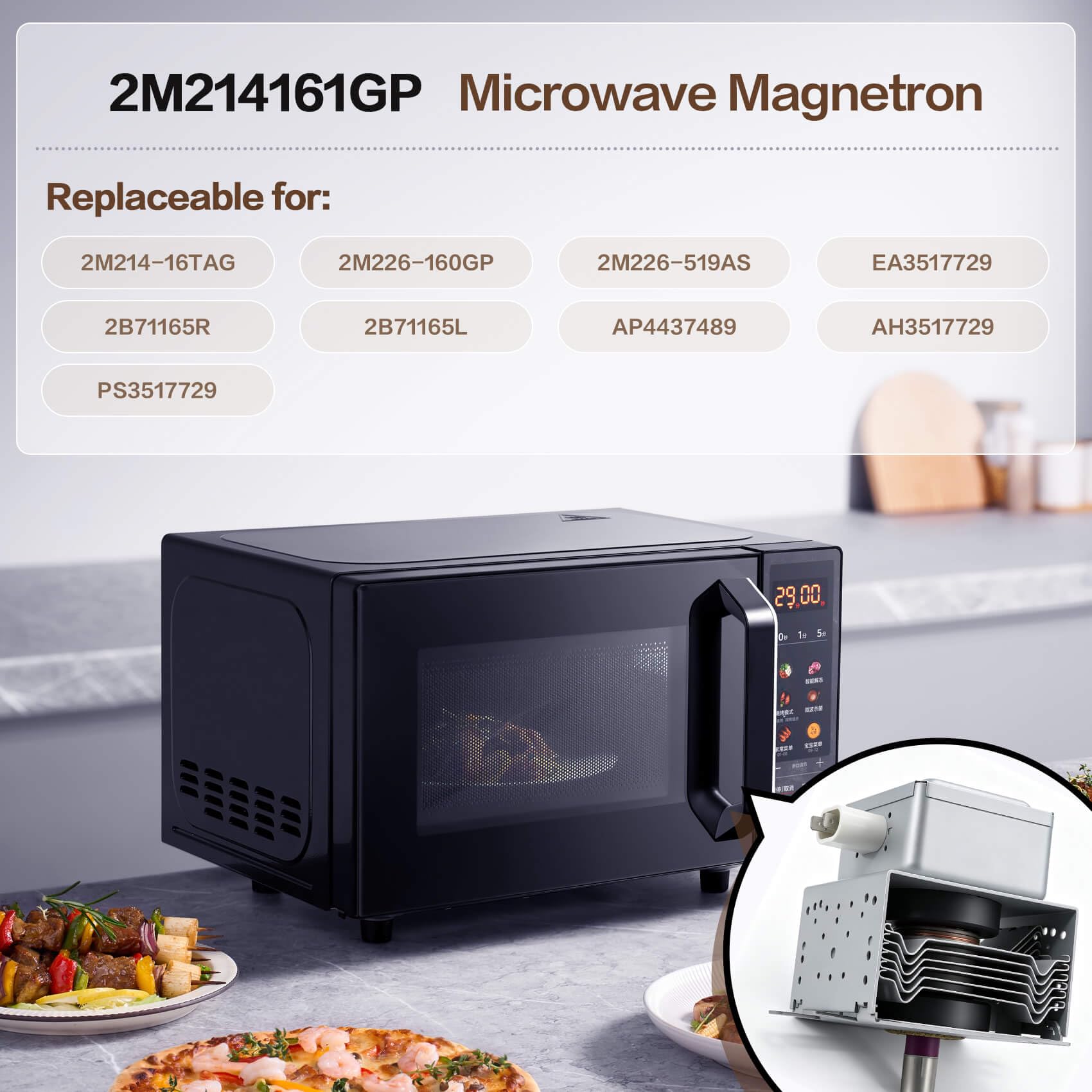 2B71165R 2M214-161GP Magnetron Compatible with LG Microwave Oven - Image 3