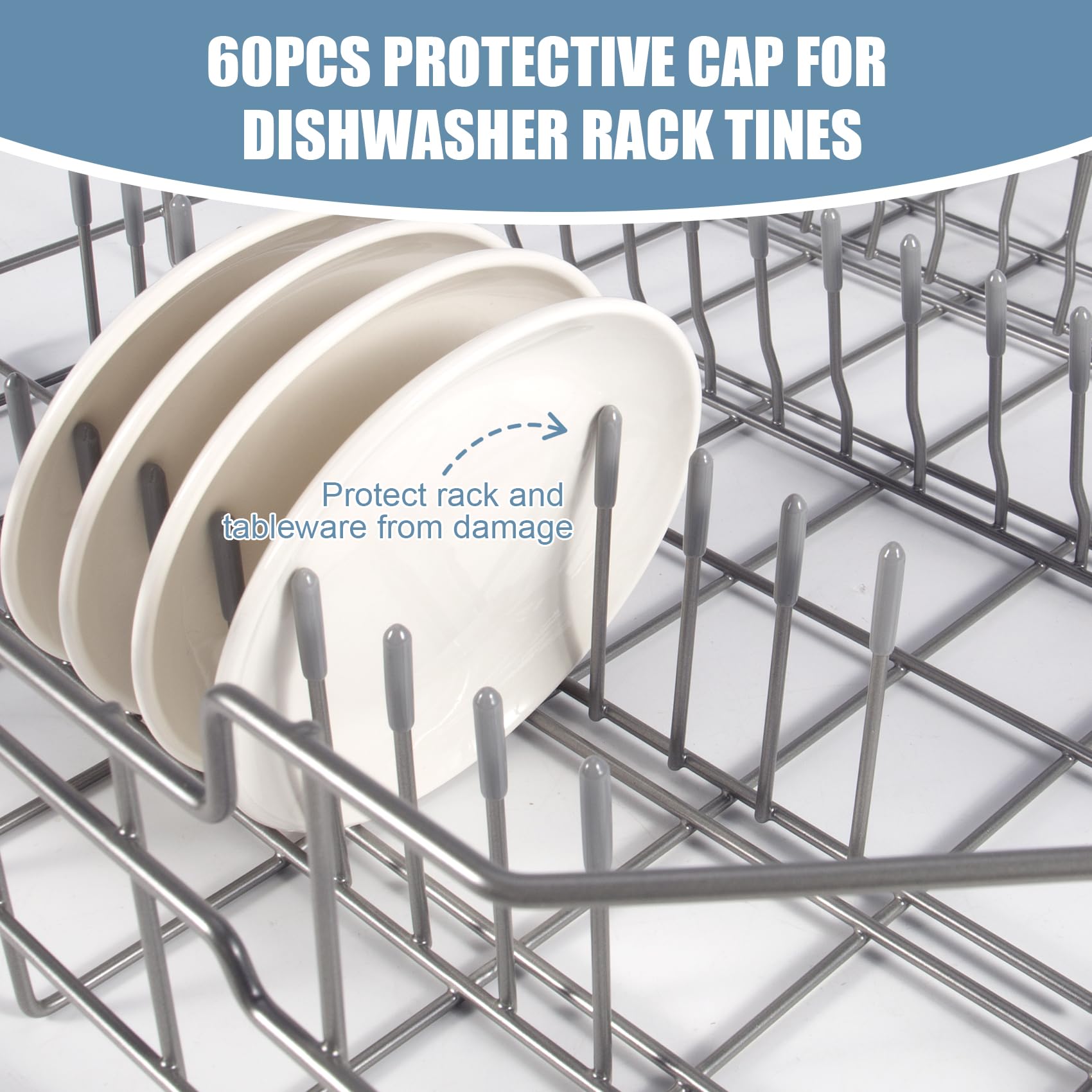 DW80R2031US/DW80M2020US Lower Rack Compatible with Samsung Dishwashers - Image 7