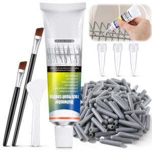 Avenuebool 1.7oz Dishwasher Rack Repair Coating,100pcs Tine Prong Caps