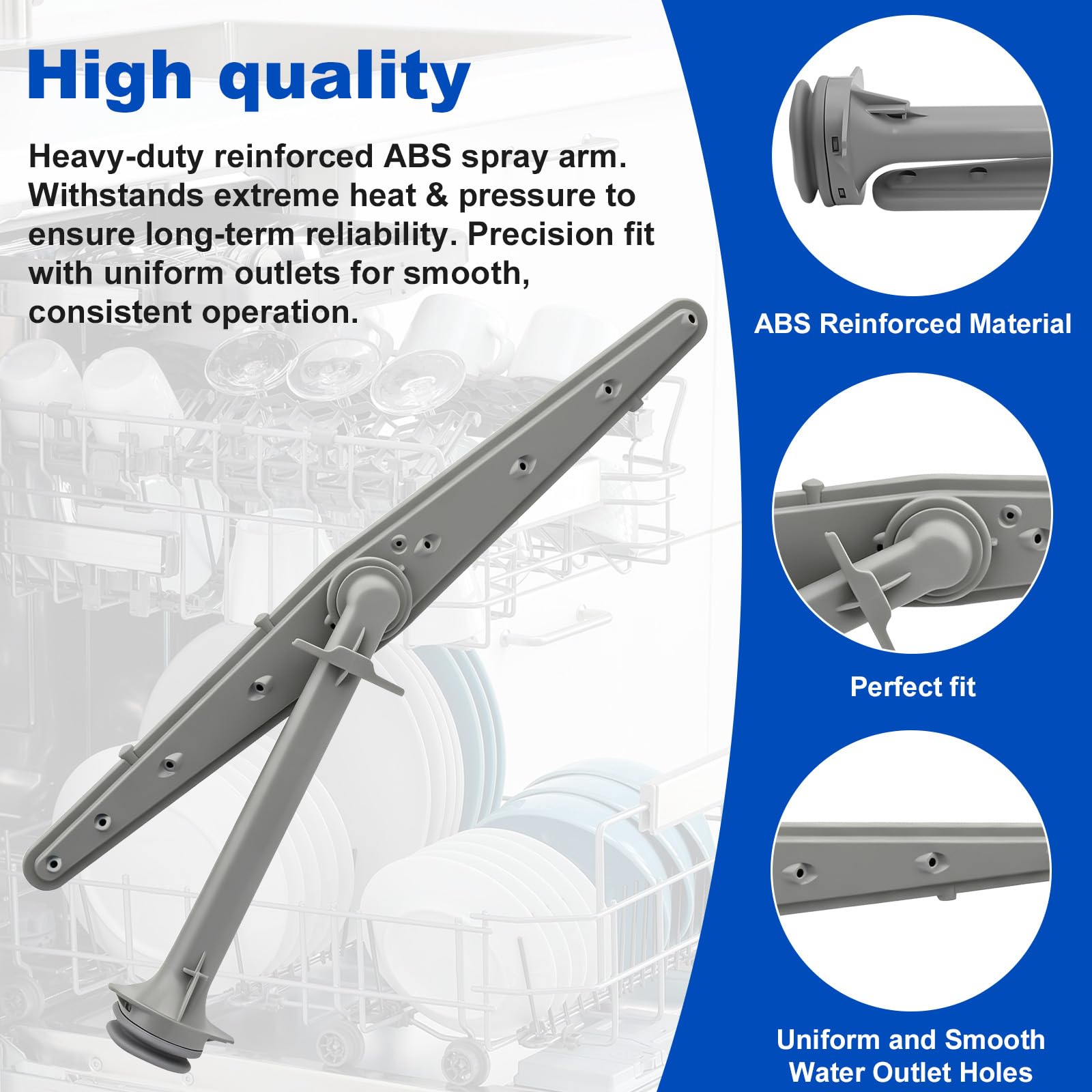 5304506740 Dishwasher Center Wash Arm Assembly for Frigidaire Dishwasher – Replaces 5304498136, PS11770527, Compatible with Electrolux Gibson Kelvinator Westinghouse