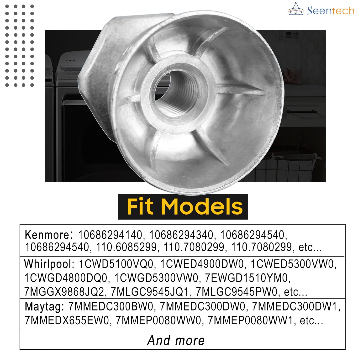 Seentech 8066184 Dryer Motor Pulley 29 - Image 5