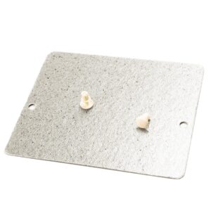 WB34X21271 Microwave Waveguide Cover Replacement (Thickened) is Compatible with GE microwaves, Replacing AP5791399 3026729 and PS8754952, and Comes with Two Locking Buttons (WB03X27704)