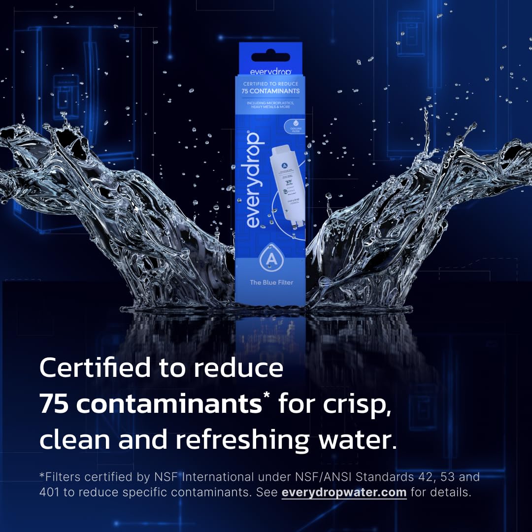 everydrop by Whirlpool Ice & Water Refrigerator Filter A, Blue, EDRARXD1 - Image 4