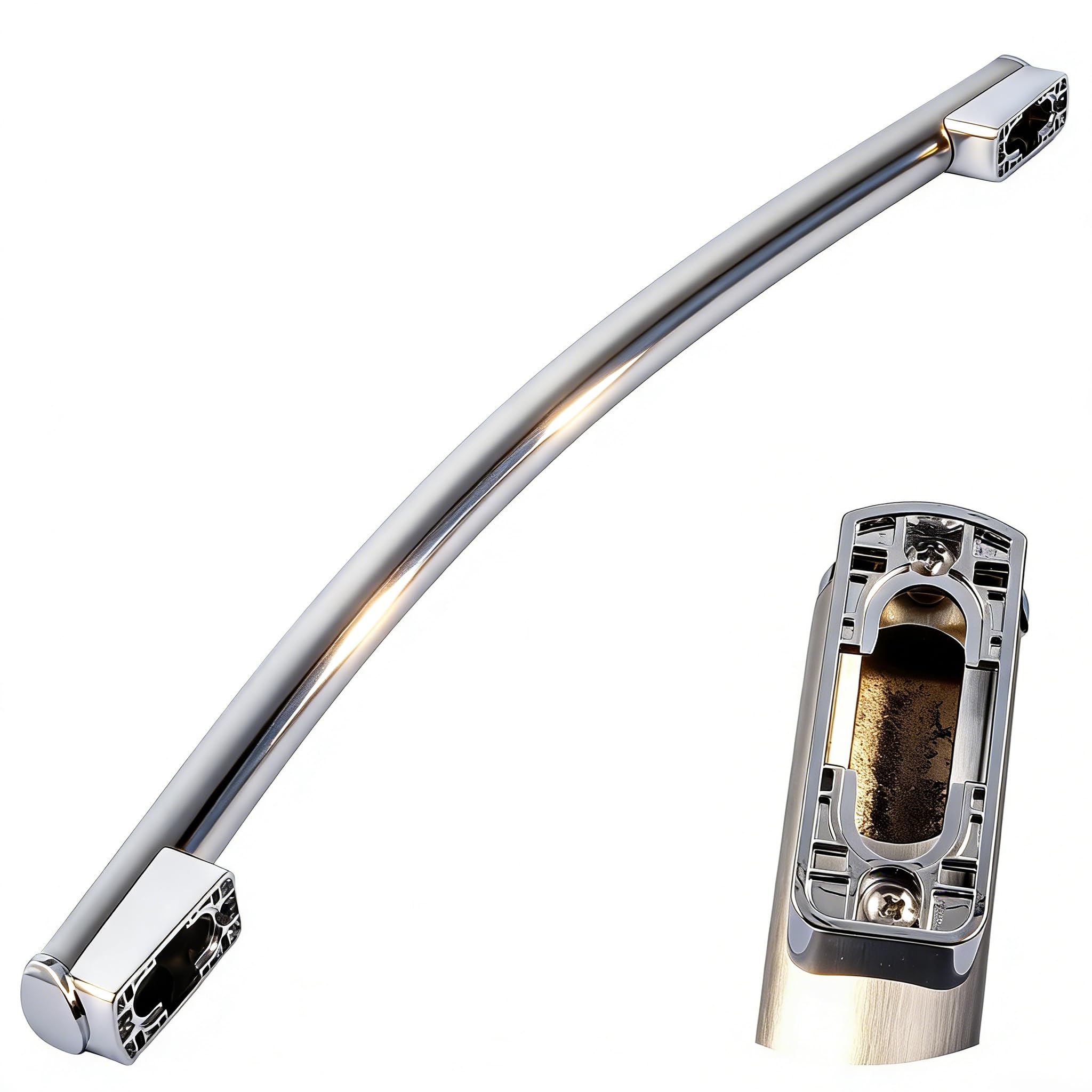 WR12X34310 Freezer Door Handle Replacement for GE Refrigerator
