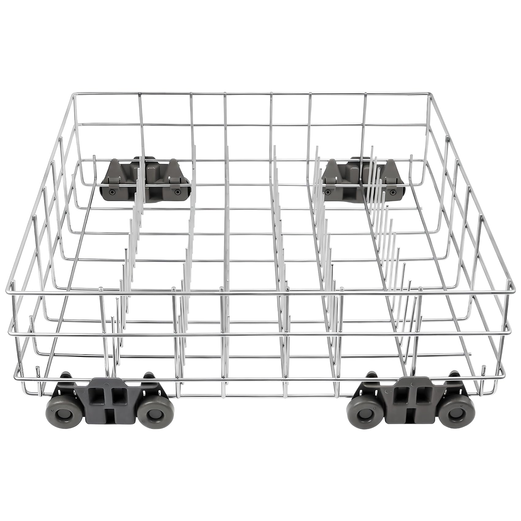 Upgraded W10311986 W10380384 Dishwasher Rack, W11158802 Dishwasher Lower Dishrack with 4 Lower level rack wheels, replacement for Whirlpool Dishwasher, 20.5" x 20.5" x 5.9" Material Upgrade - Image 5
