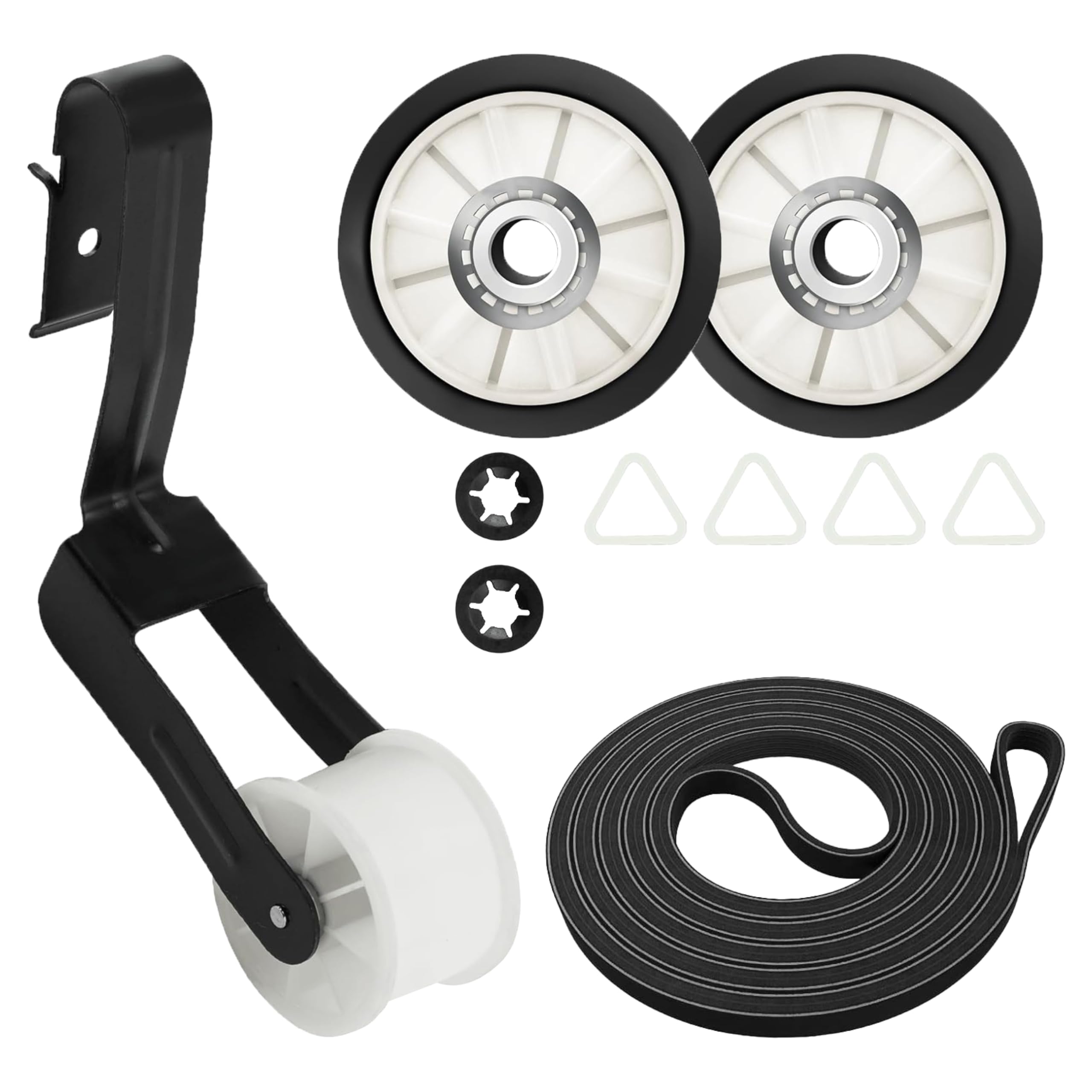 4392065 Dryer Repair Pulley Rollers Kit Replacement For Amana NED4655EW1 WED5590VQ0 Whirlpool WED7000DW1 WED4800XQ3 WED5000DW2 Maytag MEDC300BW0 MEDC200XW3 MEDC400VW0 Cabrio Kenmore 80 Series - Image 5