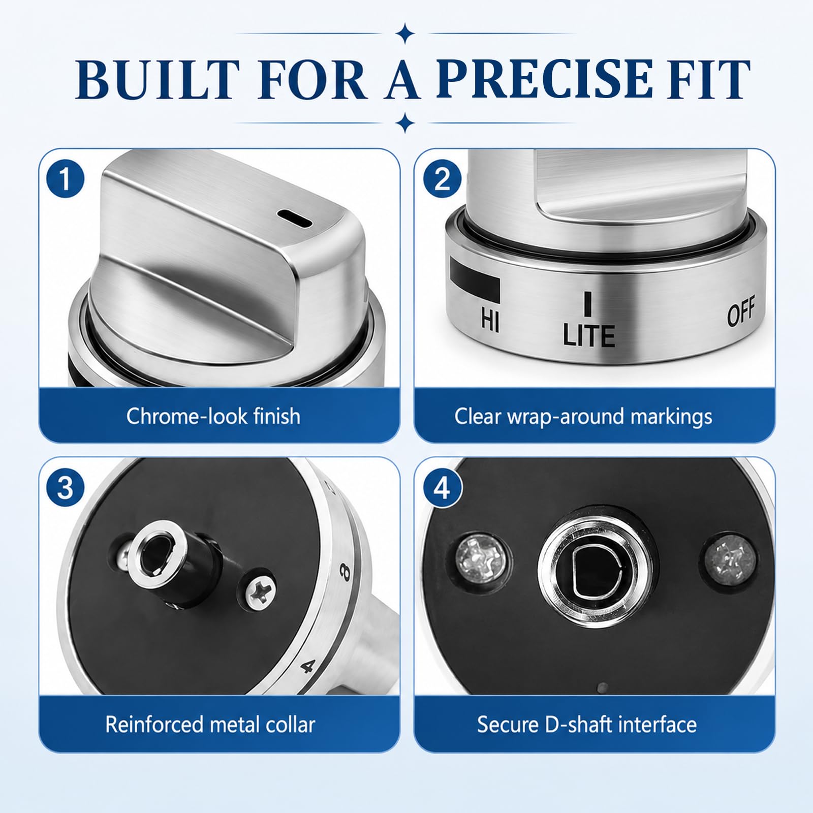 AEZ73453509 Stove Knobs Replacements Compatible with lg Gas Range Stove - Image 4