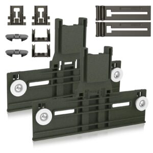 Upgraded WDT750SAHZ0 WDTA50SAHZ0 WDT730PAHZ0 Upper Rack Parts for Whirlpool Dishwasher Top Rack,W10350375 W10712395 Rack Adjuster For Kitchen Aid Whirlpool Kenmore Dishwasher Replacement Parts