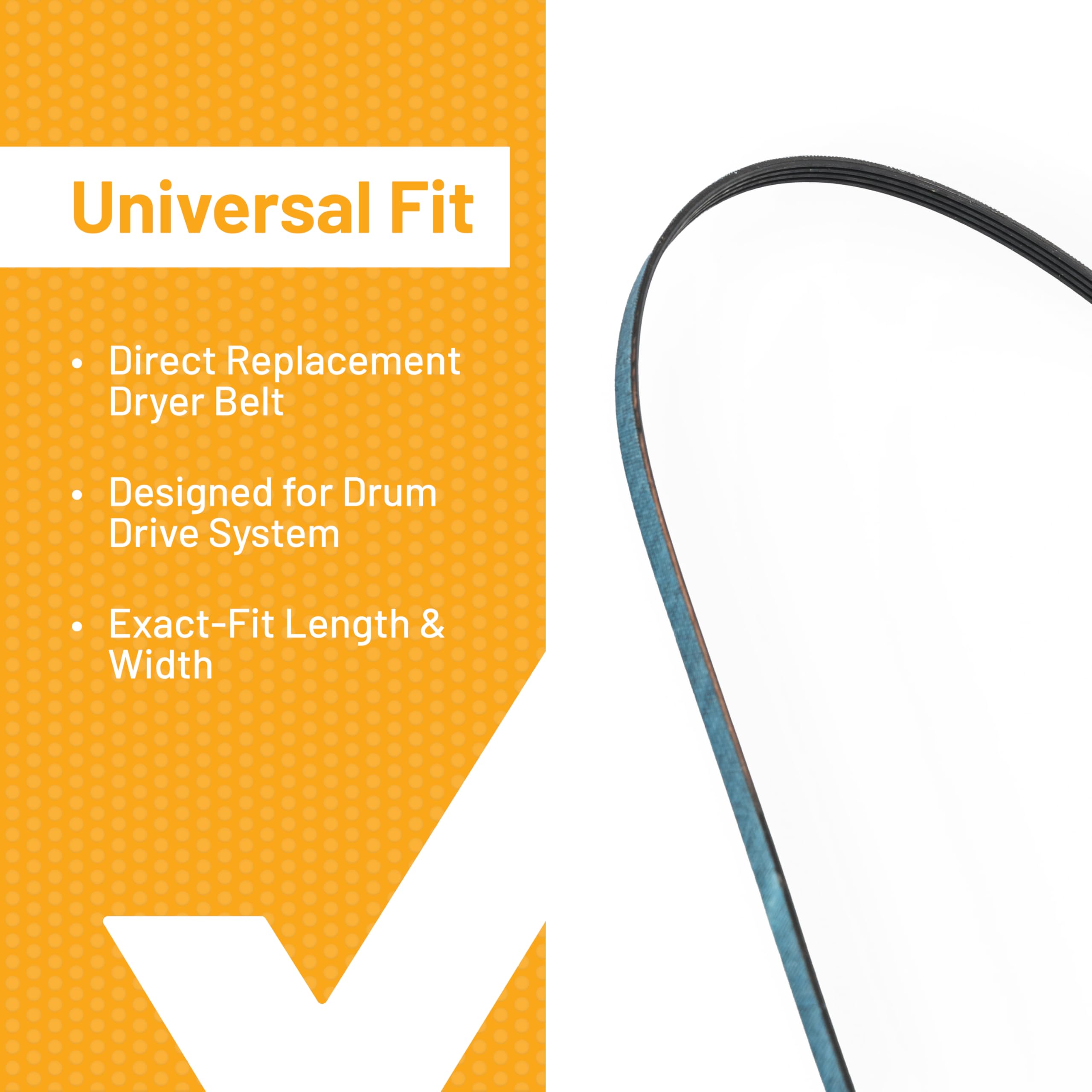 Smart Choice 134503600 Dryer Drum Belt Compatible with Frigidaire, Compatible with Electrolux Dryers, Replaces AP3865318 PS1148434 5303283471 - Image 5