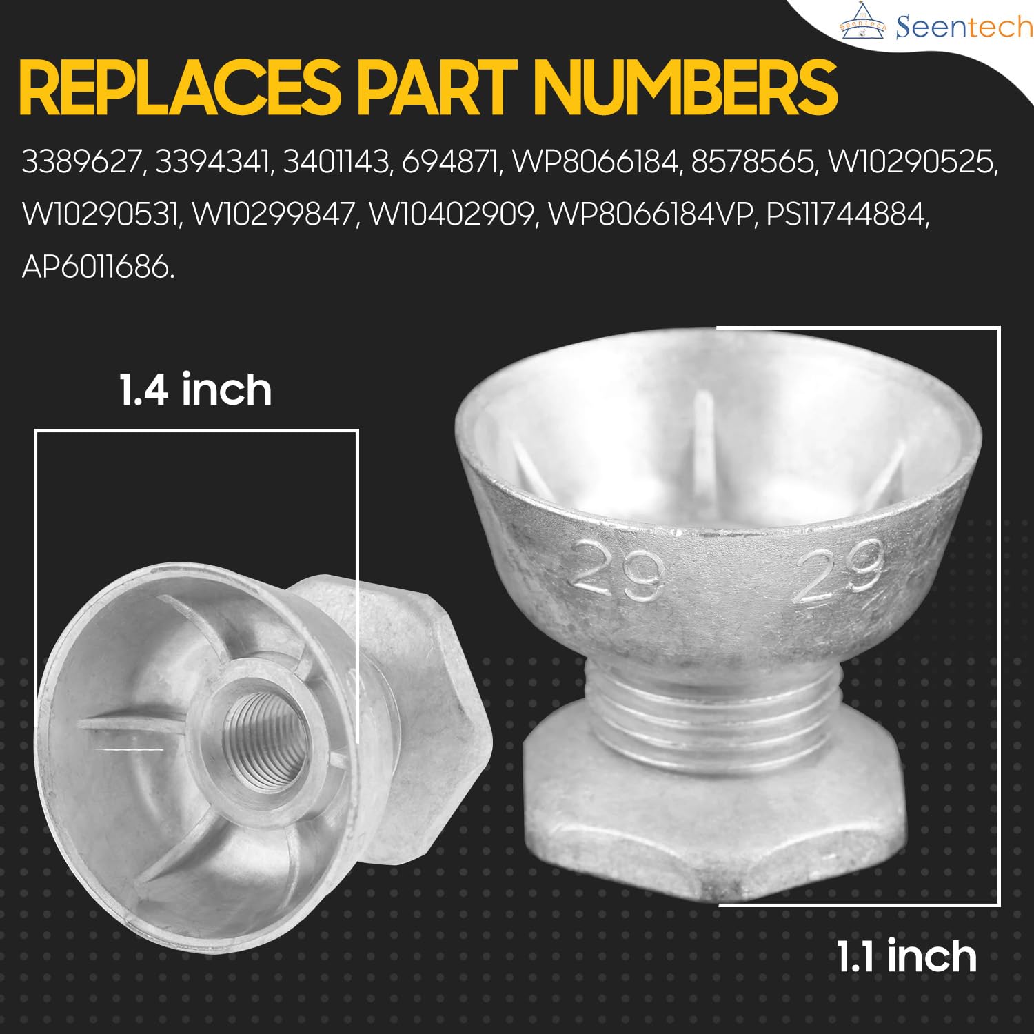 Seentech 8066184 Dryer Motor Pulley 29 - Image 7