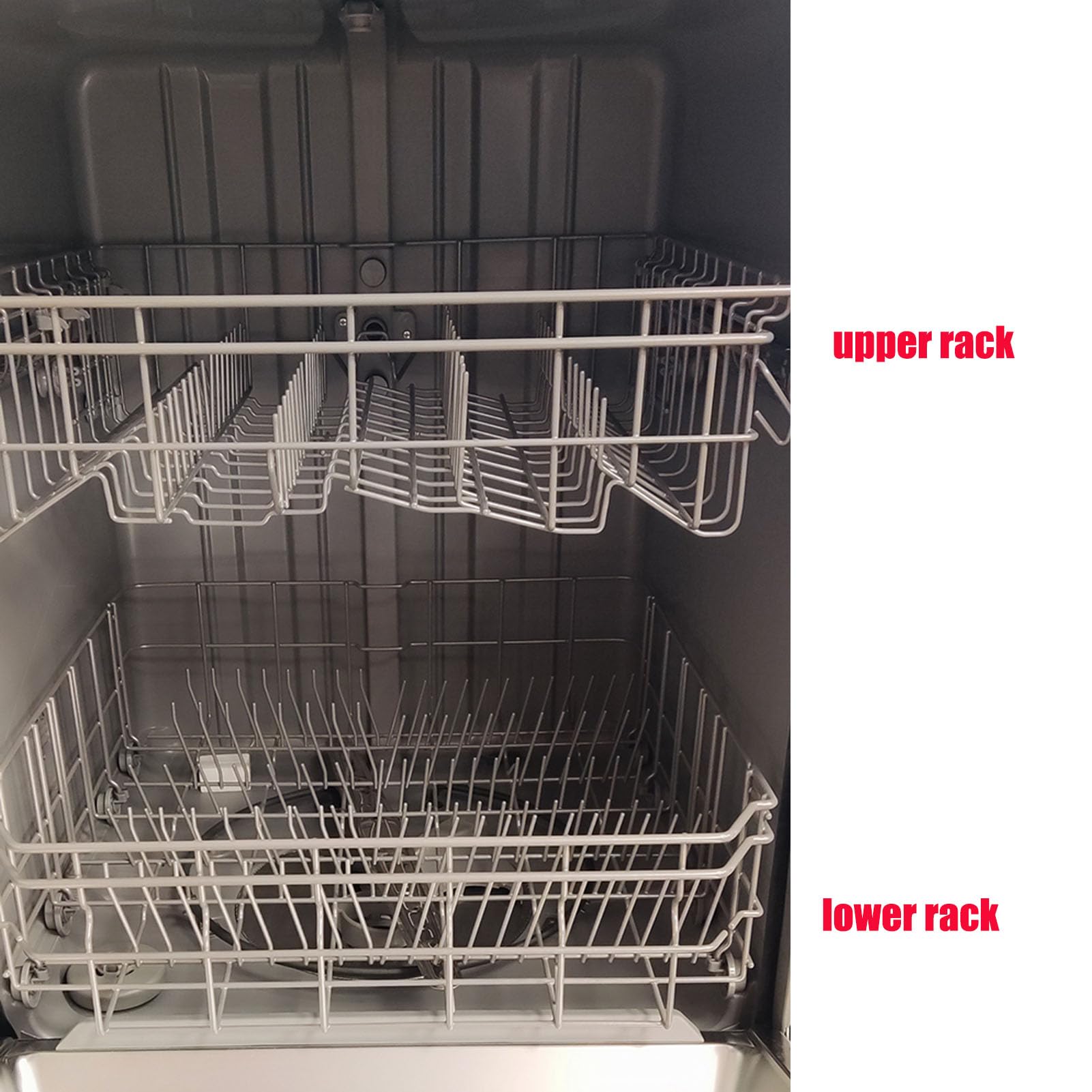 DD82-01385B A/S Middle Dishwasher Rack Replacement for Samsung DW80R2031US, DW80R2031UG, DW80N3030US, DW80N3030UB, DW80N3030UW, DW80M2020US Series– 21.6”x20.8” Upper/Center Dishrack Assembly