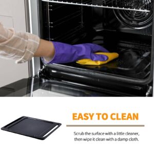 Atgestore DG61-00570A Range Oven Bottom Liner Replacement for Samsung Oven Bottom Plate NX58H5600SS/AA Oven Parts Samsung Gas Stove Oven Liner Cavity Floor Coating Bottom Panel