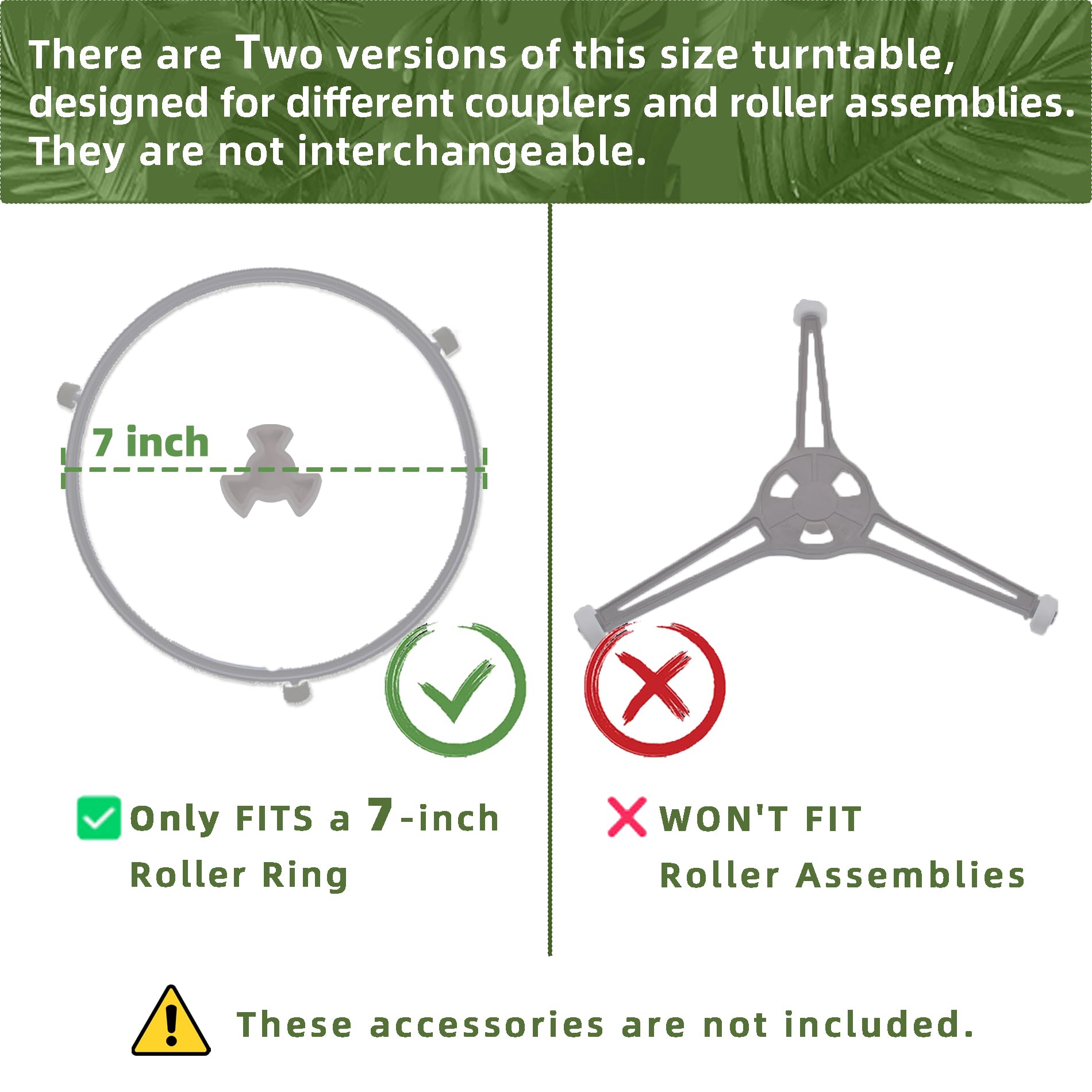 Smallest 9.6 Inch Microwave Plate Replacement Compatible With Panasonic Microwave Glass Plate F06016D00XN, 9.6" Microwave Plate Replacement for Nostalgia 0.7 cu.ft. 700W small retro microwaves - Image 8