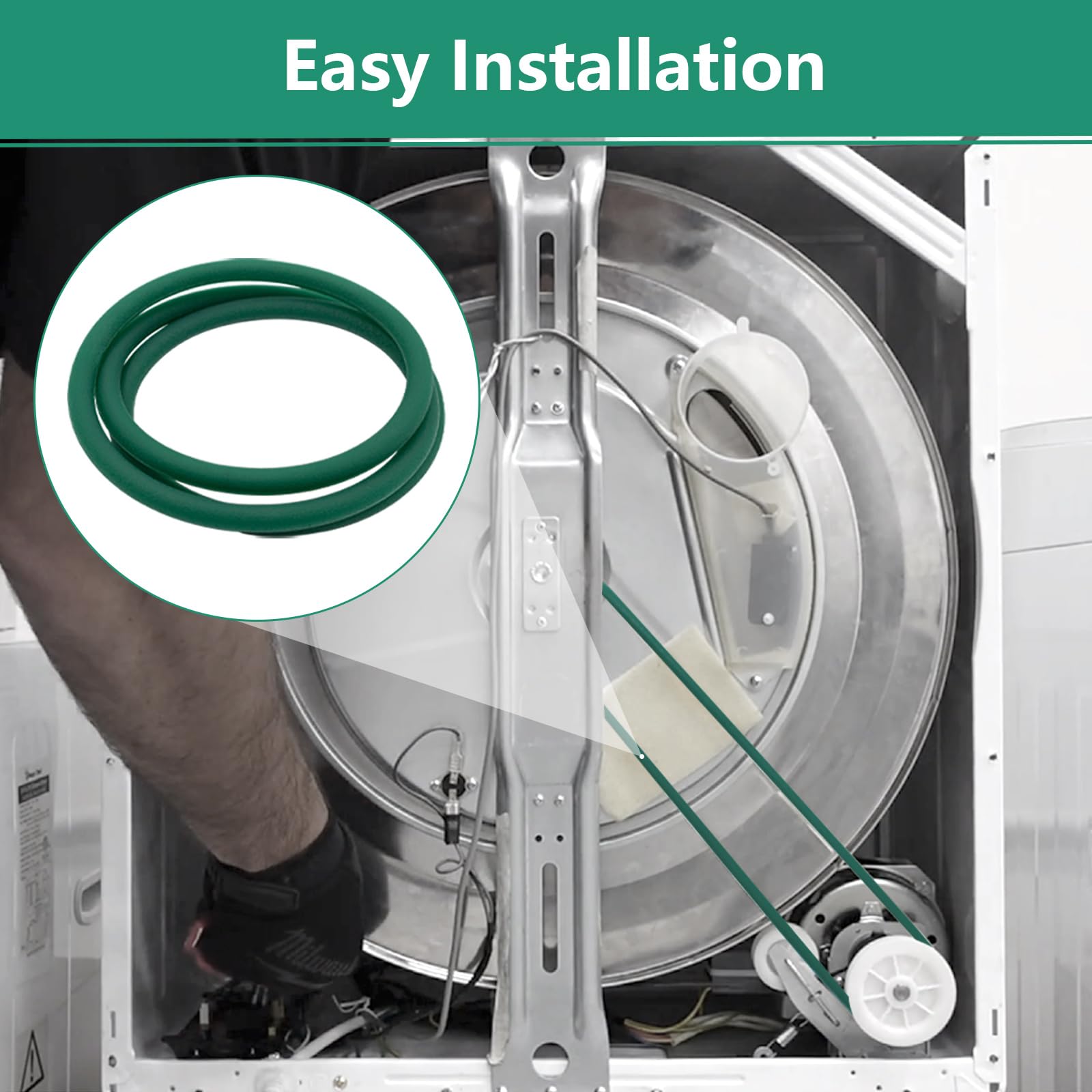 Dryer Blower Fan Belt Mini Compact Dryer(1.50 Cu.ft)- Replacement for Panda PAN725SF