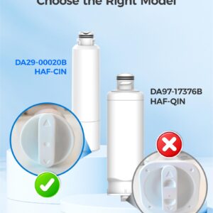 Waterdrop WD-F27 Replacement for Samsung® HAF-CIN/EXP Water Filter, 3 Pack