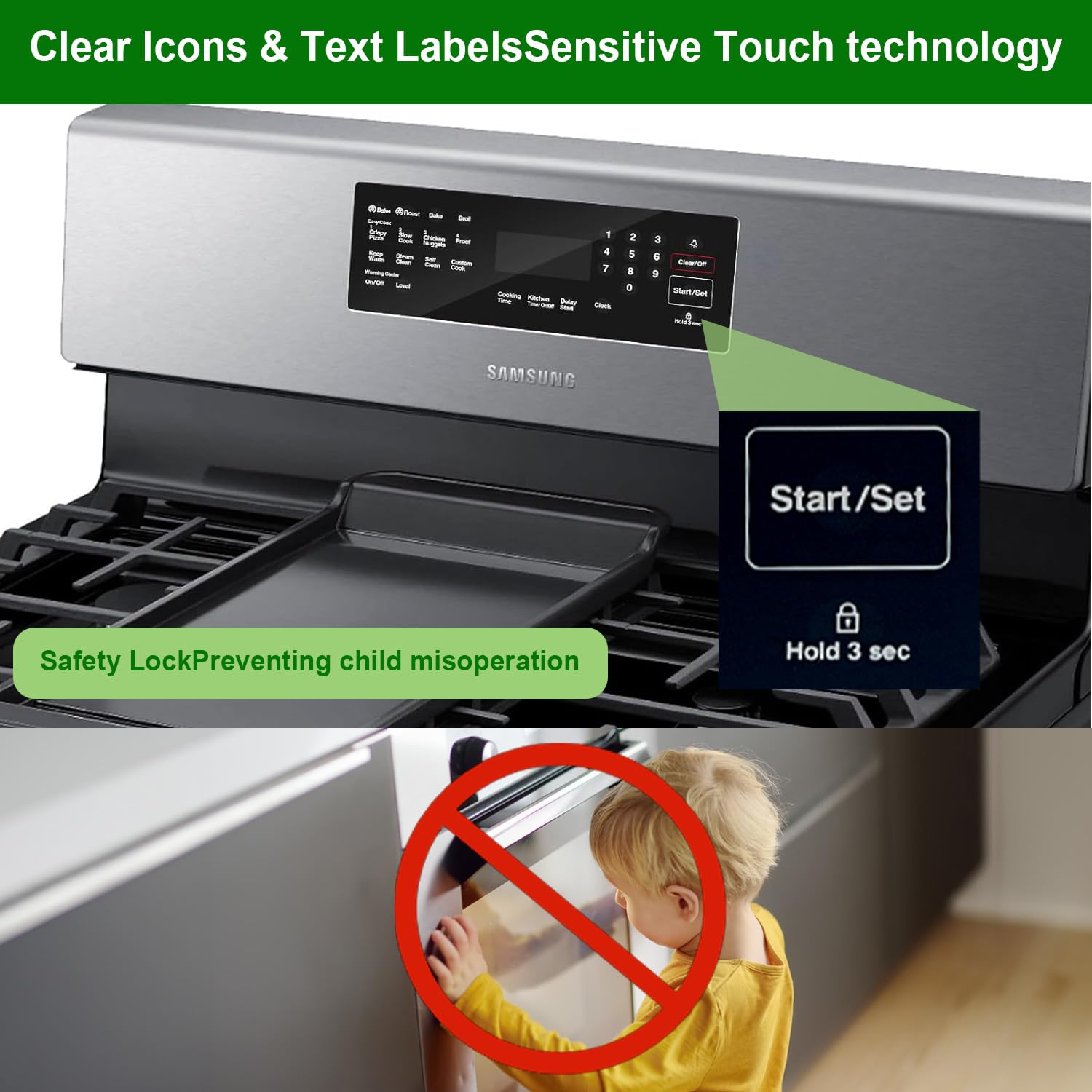 DG34-00020A Range Membrane Switch Touchpad Overlay-Compatible with Samsung - Image 7
