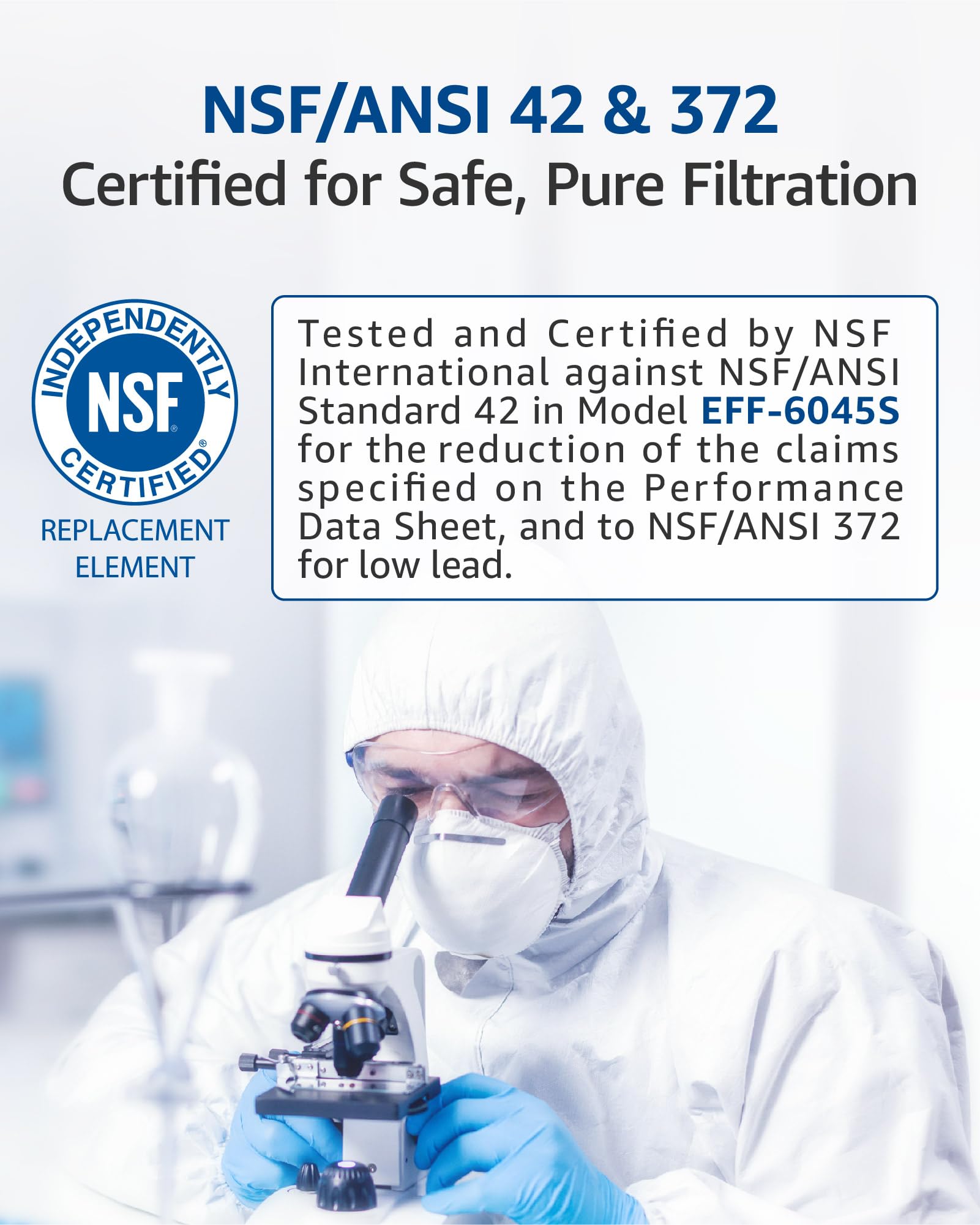 Waterspecialist WS645A Refrigerator Water Filter, Replacement for Samsung® DA97-17376B, HAF-QIN/EXP, HAF-QIN, RF28T5001SR, DA97-08006C, RS27T5200SR, RF28R7351SG, RF24R7201SR, RF27T5201SR, 3 Pack