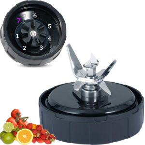 [ New Model] Replacement blender Blade for Ninja Accessories, Only Compatible with Nutri Ninja Foodi Power Blender SS150,SS151,SS300, SS350,SS351, SS351TGT, CO351B, SS100, SS101, SS101C, CO101B