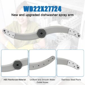 Update WD22X27724 Dishwasher Lower Spray Arm Replacement Compatible with GE Dishwasher GDF510PSJ2SS GDF540HGD2BB GDT580SSF2SS GDP665SYN3FS XDT500PSP5SS CDT800P2N2S1 DDT575SGF4BB DDT575SGF8BB