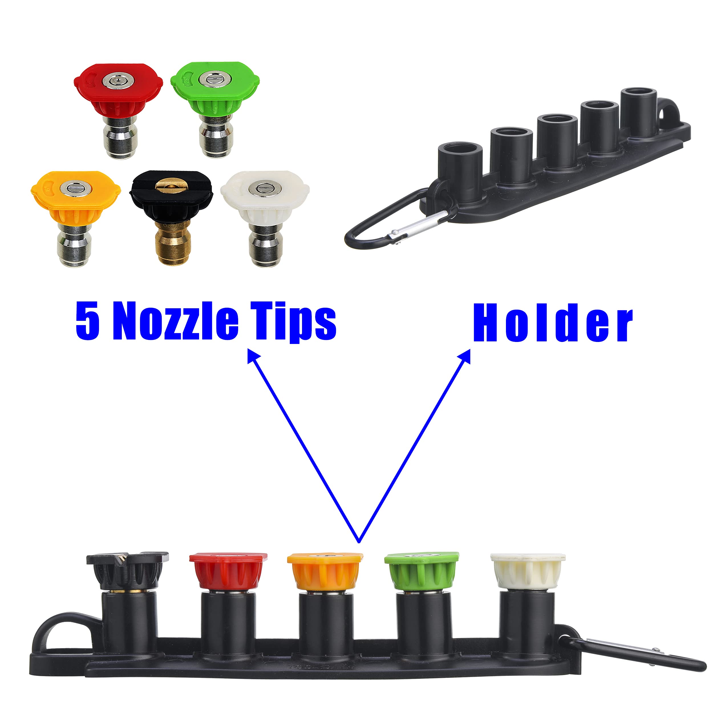 M MINGLE Replacement Pressure Washer Gun with Extension Wand, M22 Fitting